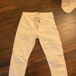Agolde 90s pinch waist white jeans